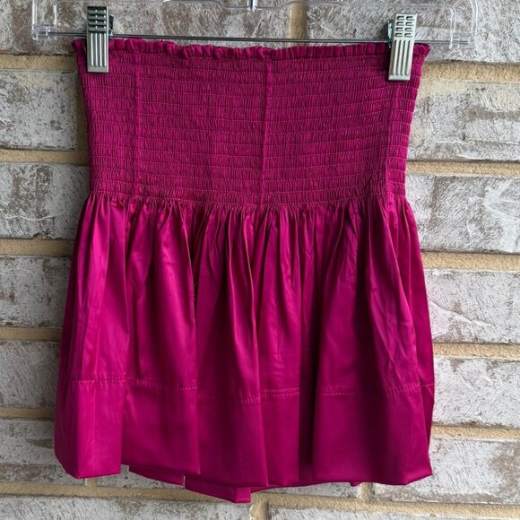 NATURAL LIFE Pants - Natural Life Elastic Waist Satin Magenta Pink Skirt Shorts Women's Size XS